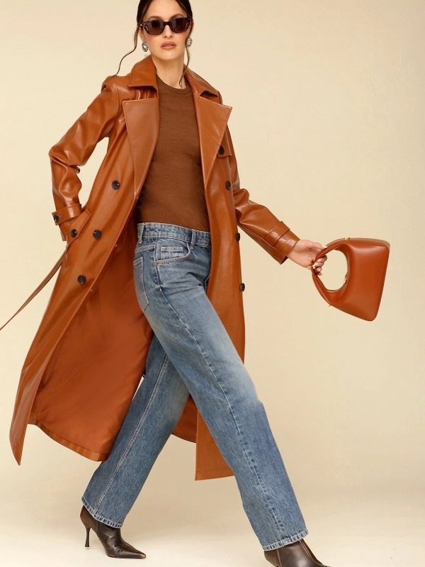 83621_Caramel_faux_leather_long_maxi_trench_coat